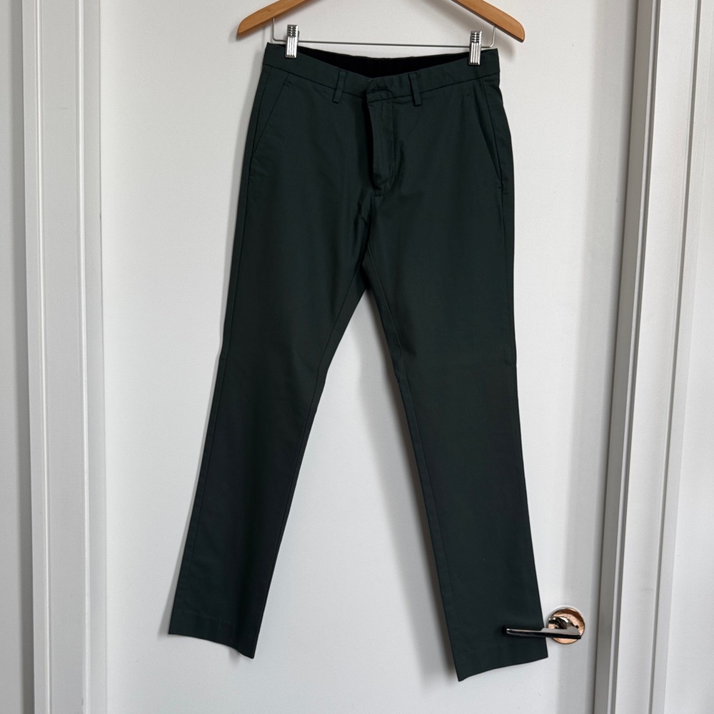 Bonobos Men's Tech Chinos Dark Green 29/30 Tailored Fit